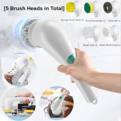 Electric Cleaning Brush – فرشاة التنظيف الكهربائية (Rechargeable Scrubber for Home Use)