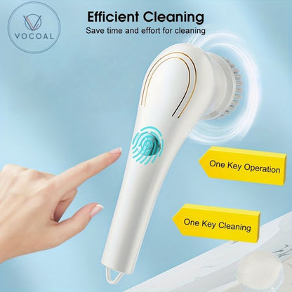 Electric Cleaning Brush – فرشاة التنظيف الكهربائية (Rechargeable Scrubber for Home Use)